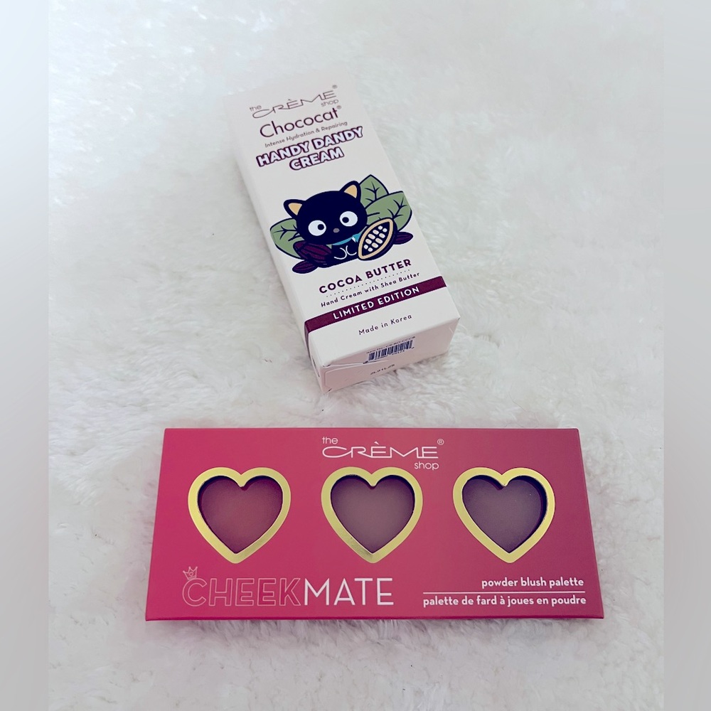 BNIB The Creme Shop Blush & Hand Cream Duo